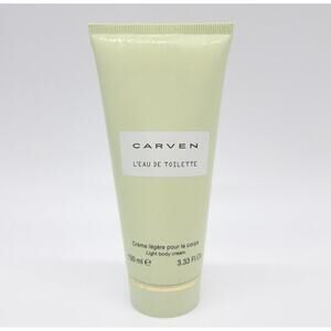 4/$25 -Carven L'eau De Toilette by Carven Light Body Cream 6.66 oz / 200 ml Full